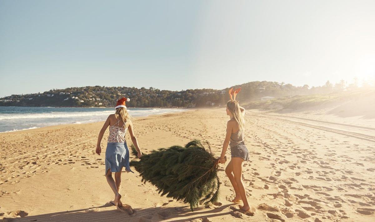 En Australia, Navidades en la playa