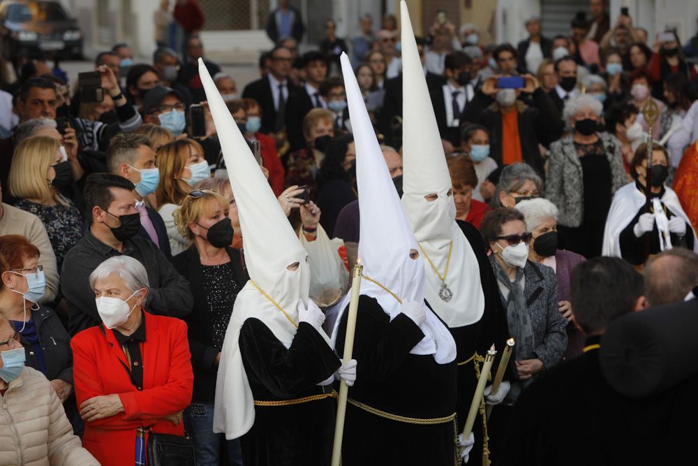 Procesión del Encuentro en el Port de Sagunt.