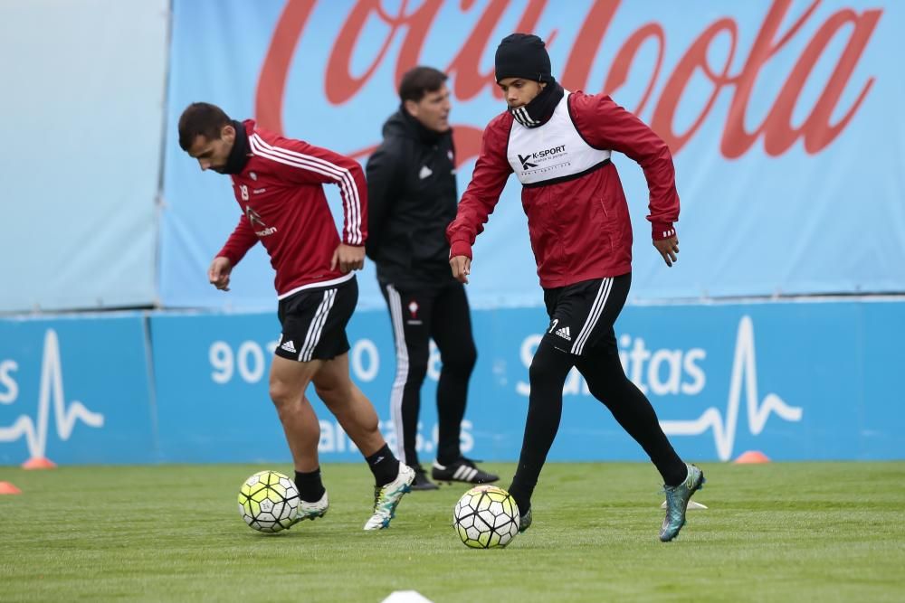 Berizzo mantiene la concentración de los jugadores celestes para poder derrotar al Málaga en el último partido de la temporada en Balaídos