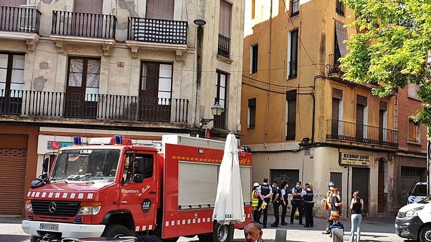 Evacuats 15 veïns d&#039;un bloc de pisos de Manresa