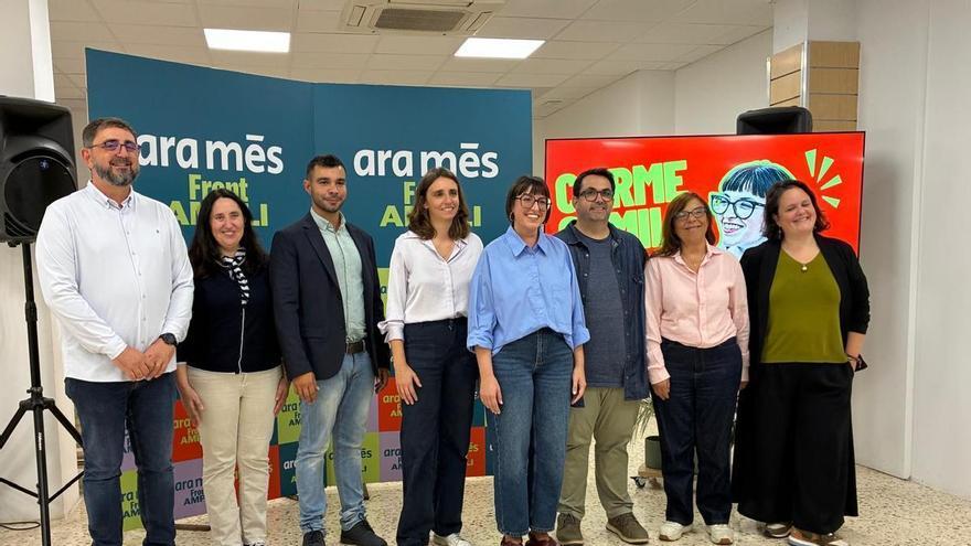 Ara Més-Front Ampli minimiza las tensiones por la lista al Congreso y reivindica la unidad: "No descansaremos hasta el último momento"