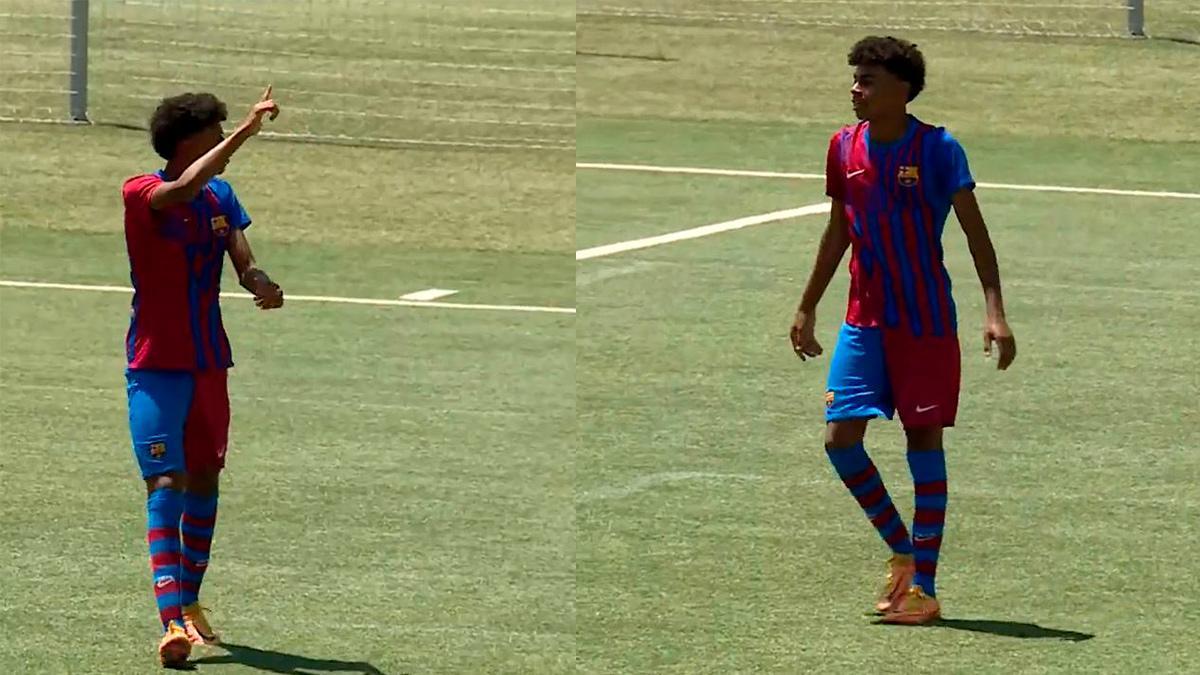 ¡Lamine Yamal ya hacía de las suyas en el cadete del Barça! ¿Volveremos a ver un gol olímpico suyo?