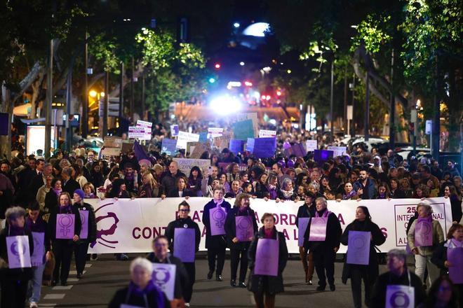 La manifestación del 25N en Córdoba, en imágenes