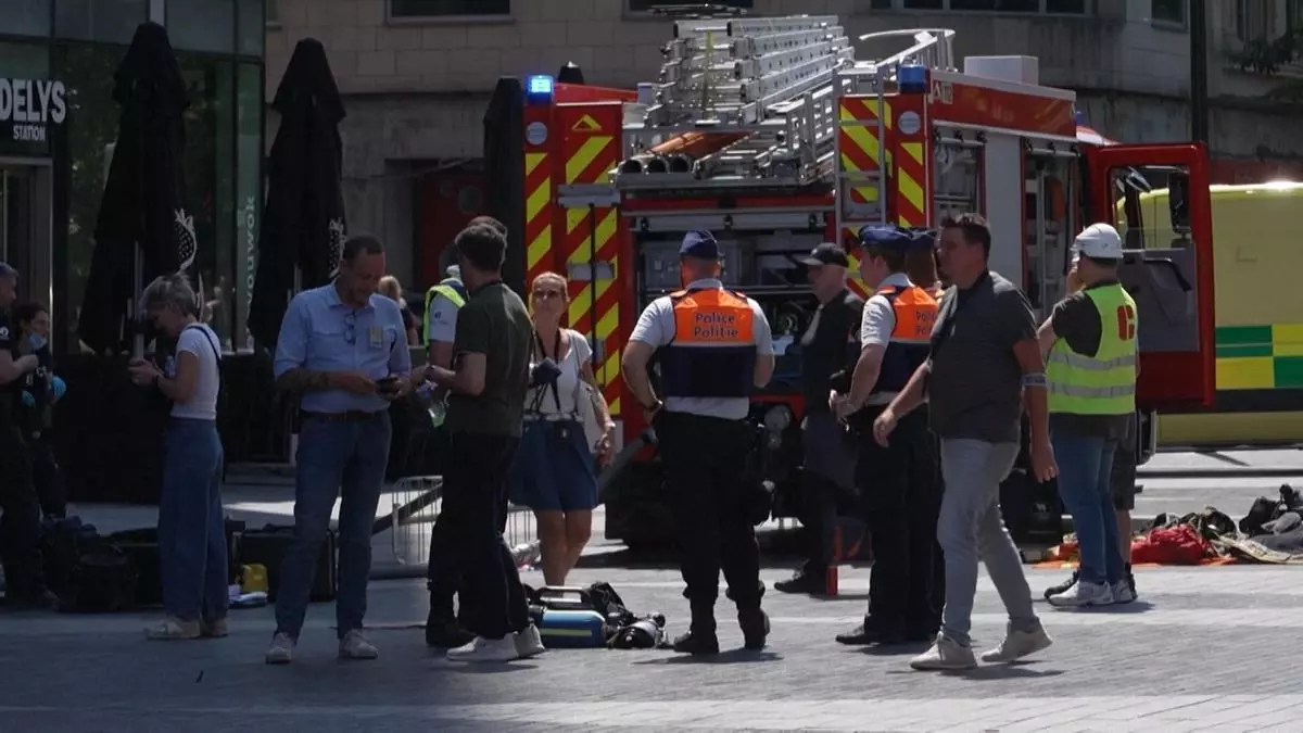 Al menos seis muertos en el incendio de un edificio en el centro de Bruselas