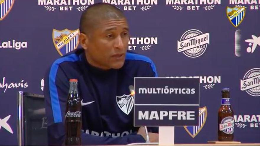 Marcelo Romero, en sala de prensa