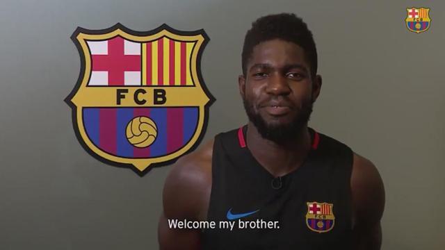 Umtiti y Digne le dieron la bienvenida a Dembéle