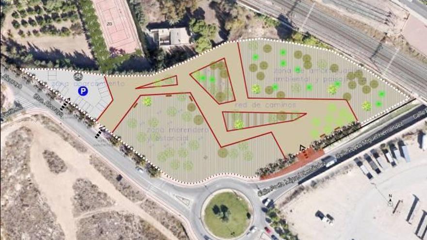 La Diputación financia un nuevo parque junto al barrio del Tubo por 100.000 euros