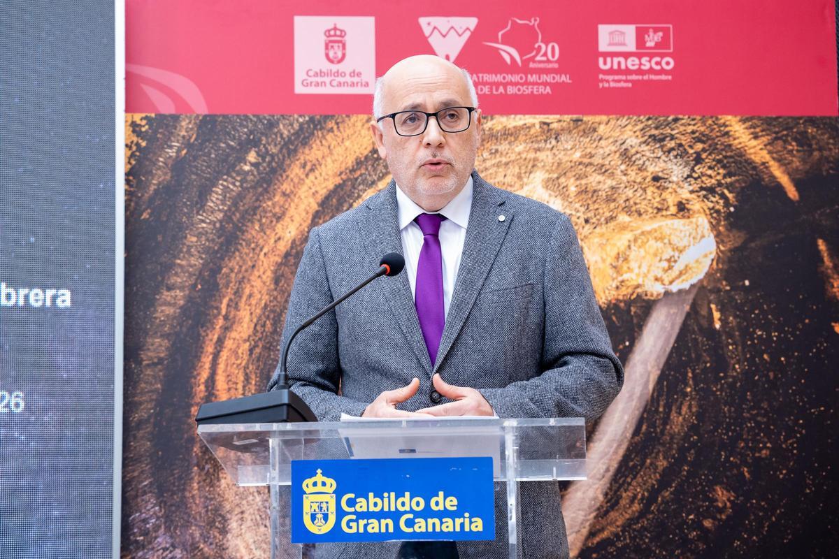 Homenaje del Cabildo de Gran Canaria a Cipriano Marín Cabrera