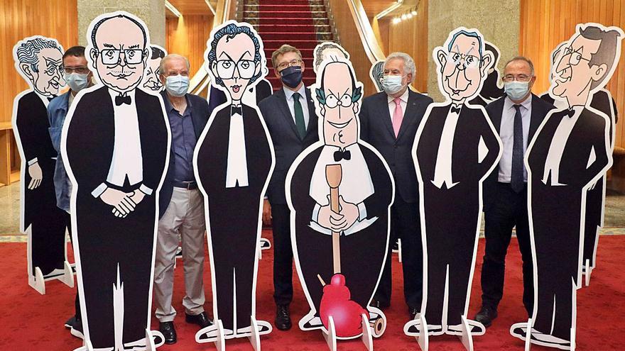El dibujante Siro López dona al Parlamento casi 1.600 caricaturas políticas