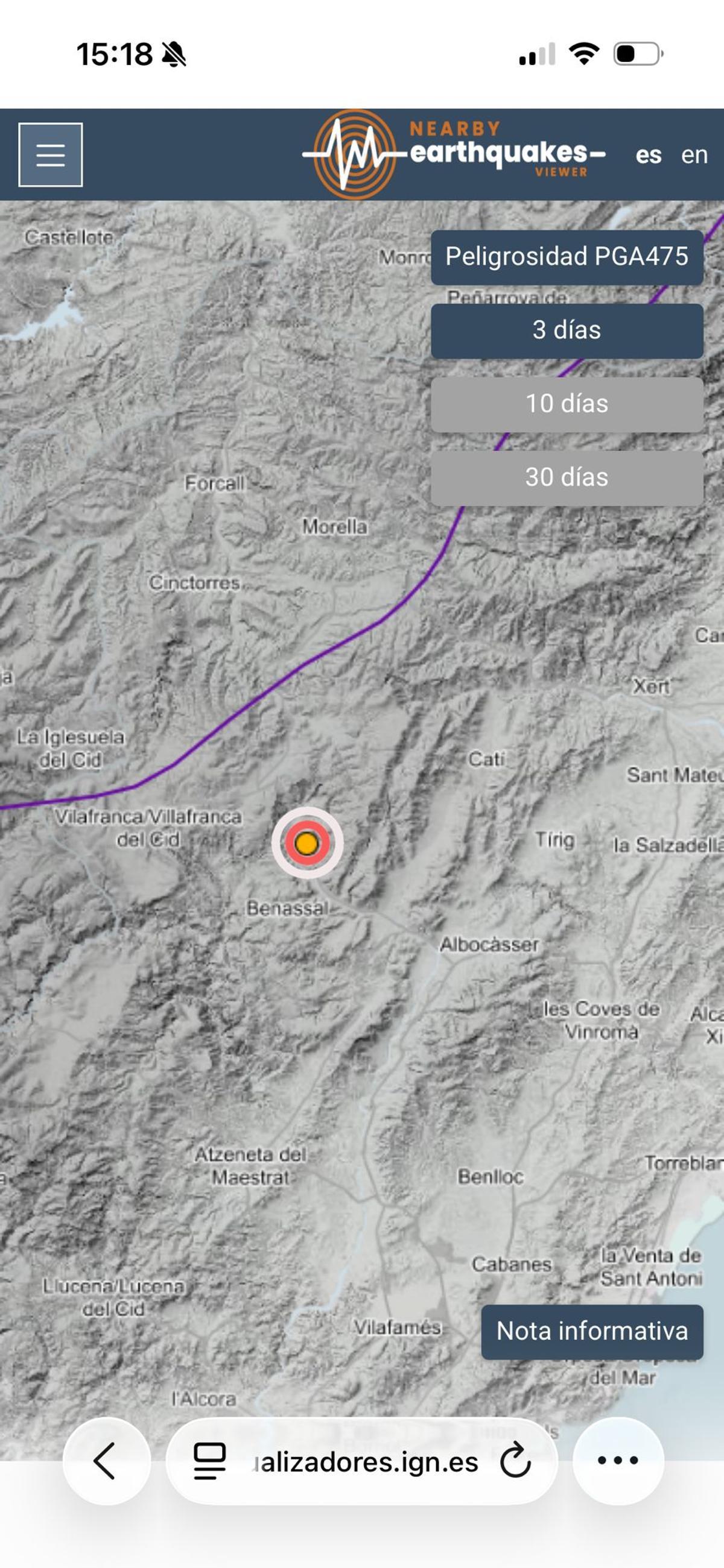 Terremoto en Castellón: bomberos y ayuntamientos activan seguimiento preventivo