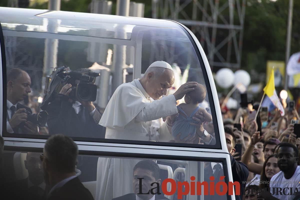 Murcianos presentes en la visita del Papa León XIV