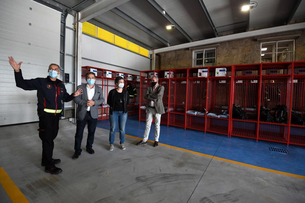 Los bomberos de Pontevedra, pioneros en equipación tecnológica