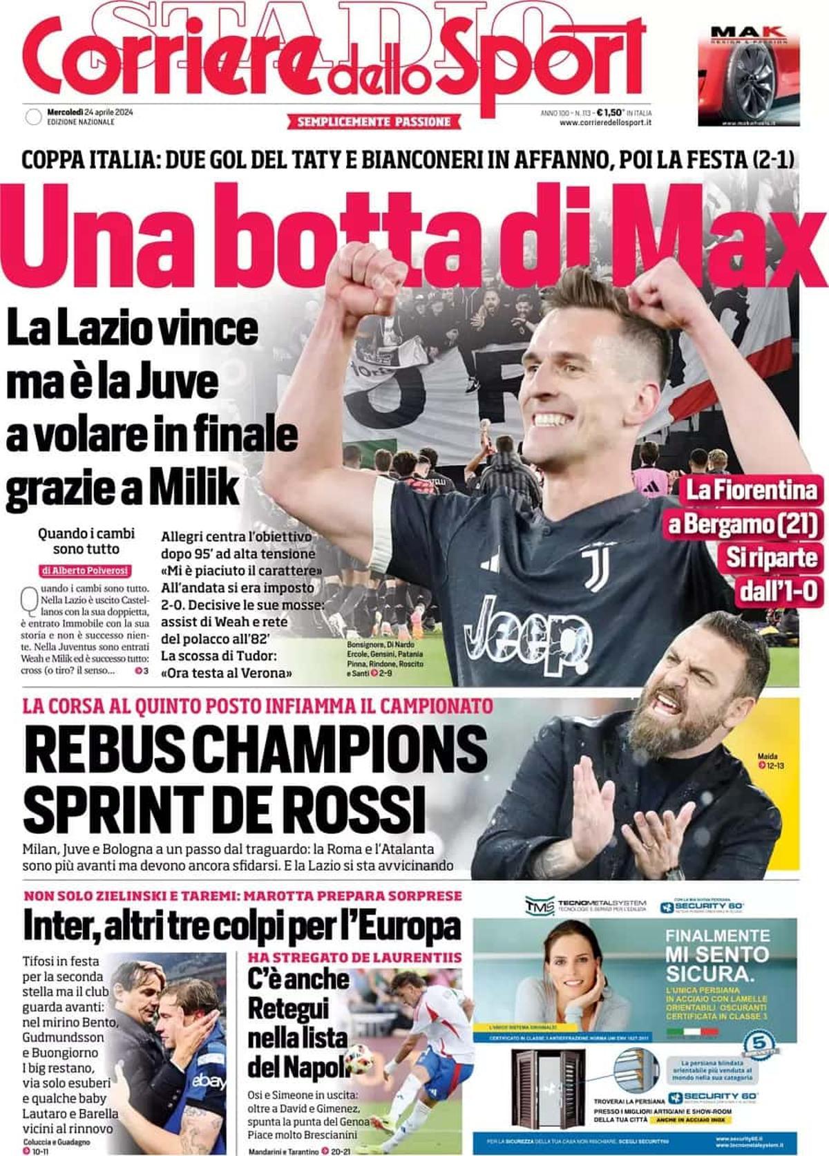 Las portadas de los periódicos deportivos de hoy, miércoles 24 de abril Las portadas de los periódicos deportivos de hoy, miércoles 24 de abril