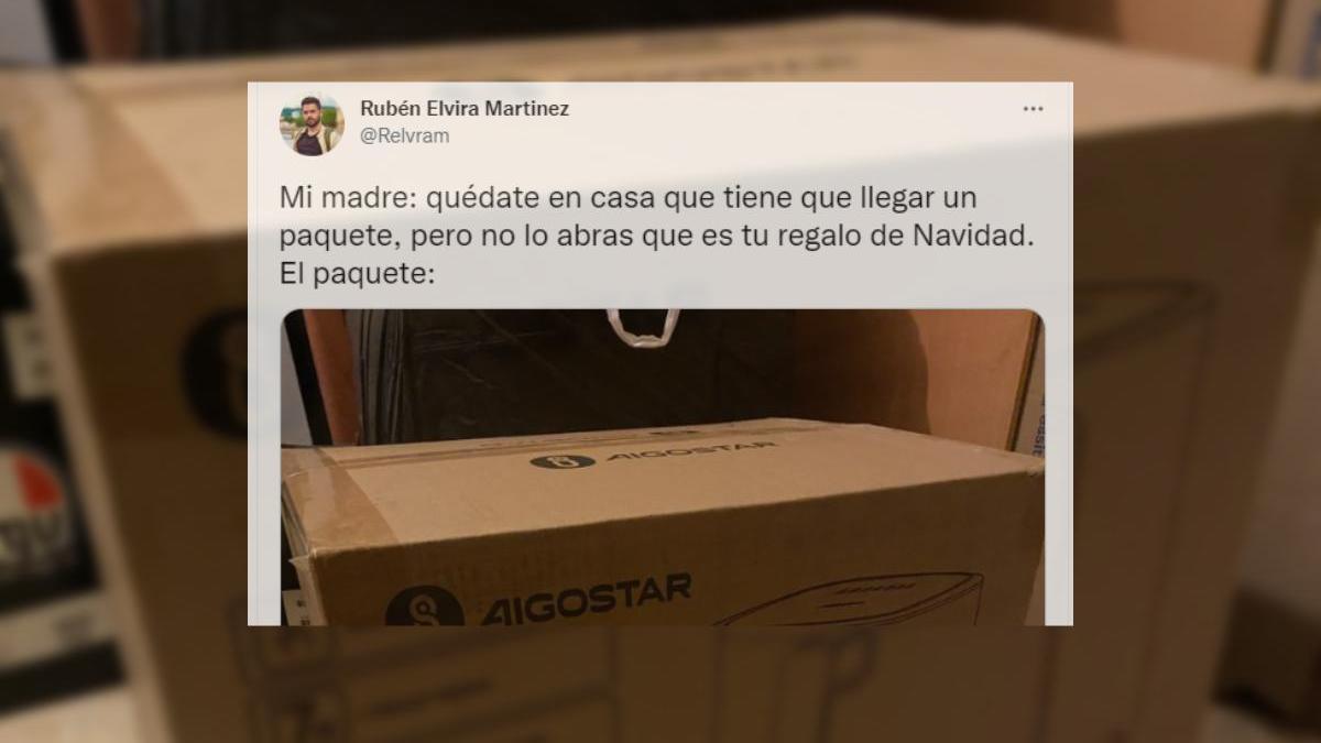 Tweet de Rubén Elvira Martínez