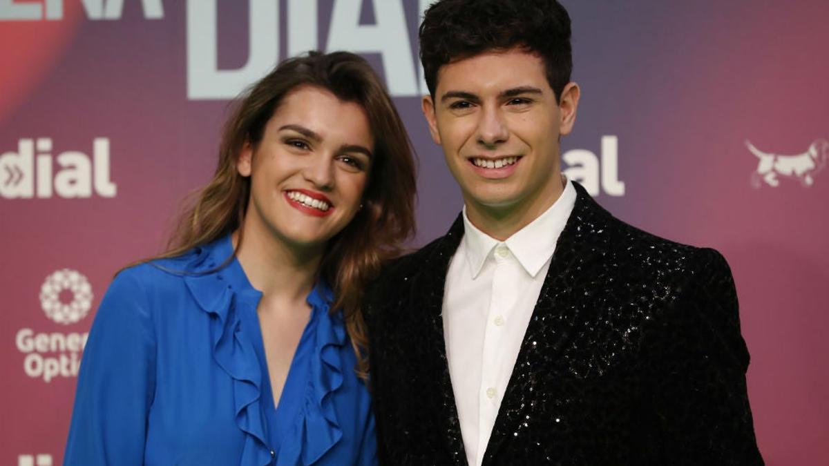Amaia Romero y Alfred García en los Premios Cadena Dial