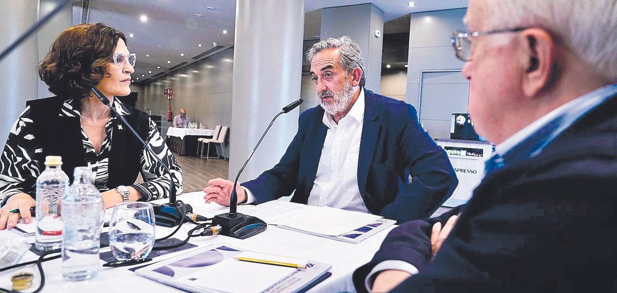 Un momento de la reunión en el hotel Málaga Palacio.