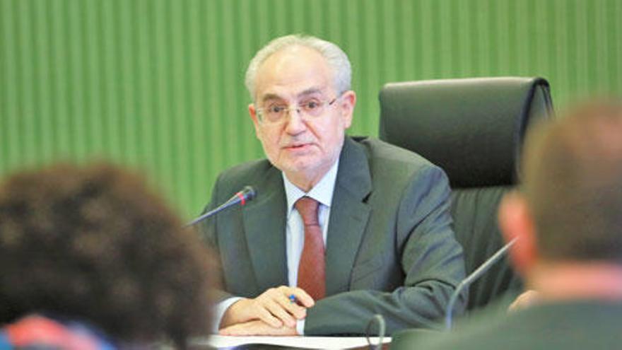 Lluís Segura, esta mañana durante su comparecencia en el Parlament.