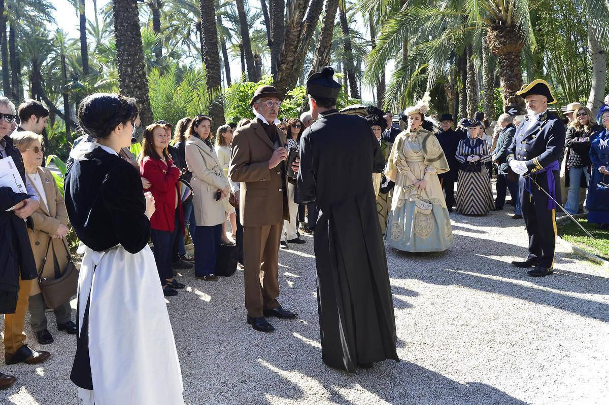 Recreación historica de la visita de la Emperatriz Sisi al Huerto del Cura