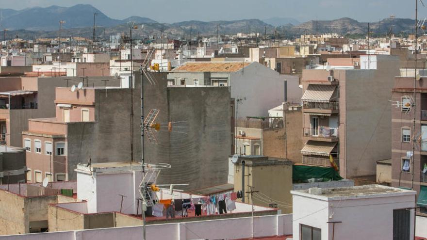 El barrio de Carrús, en Elche, el más pobre de toda España.