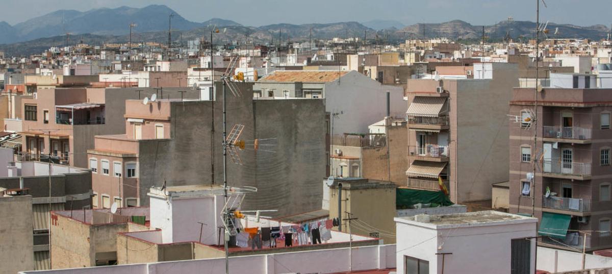 El barrio de Carrús, en Elche, el más pobre de toda España.