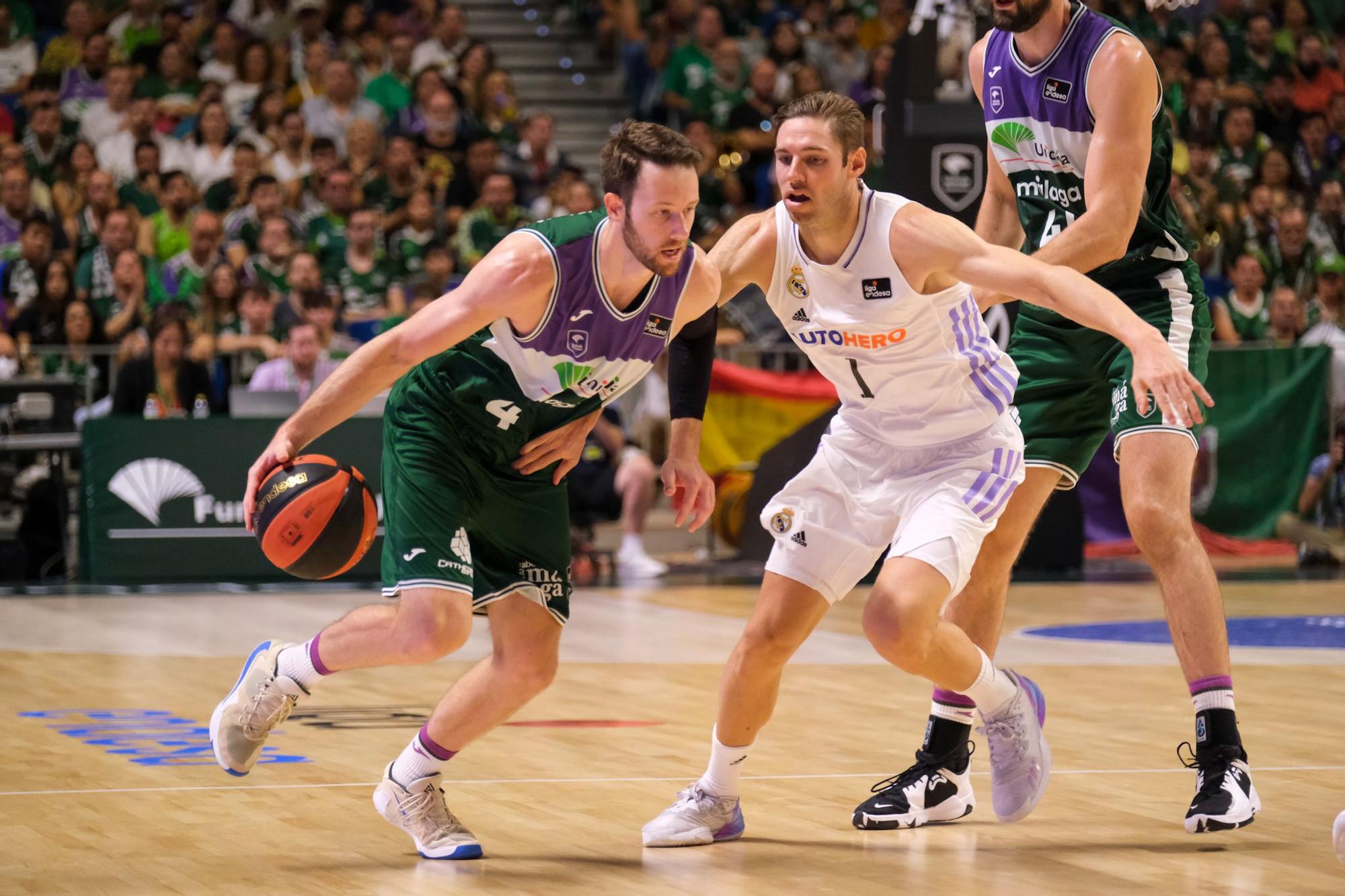 El Unicaja - Real Madrid de la Liga Endesa, en imágenes