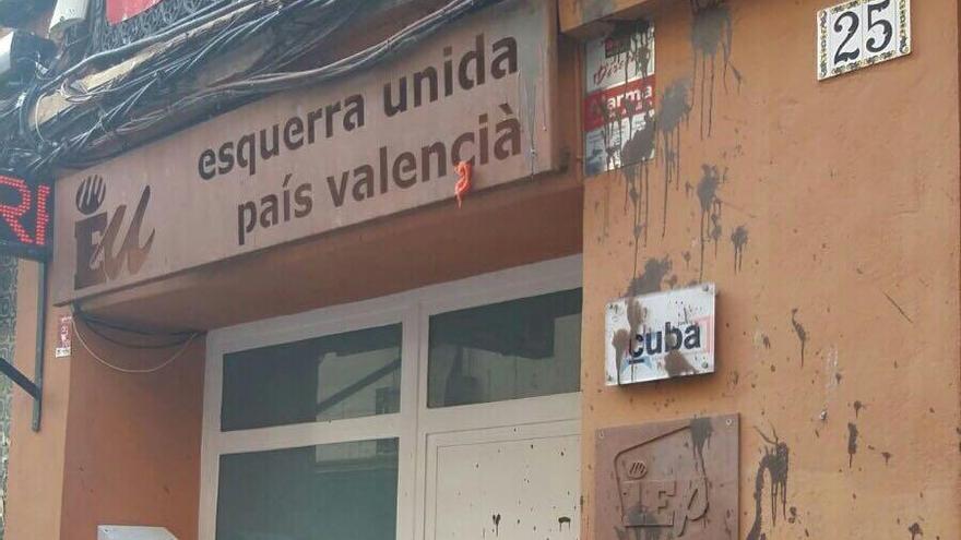 EUPV denuncia un ataque a su sede de València