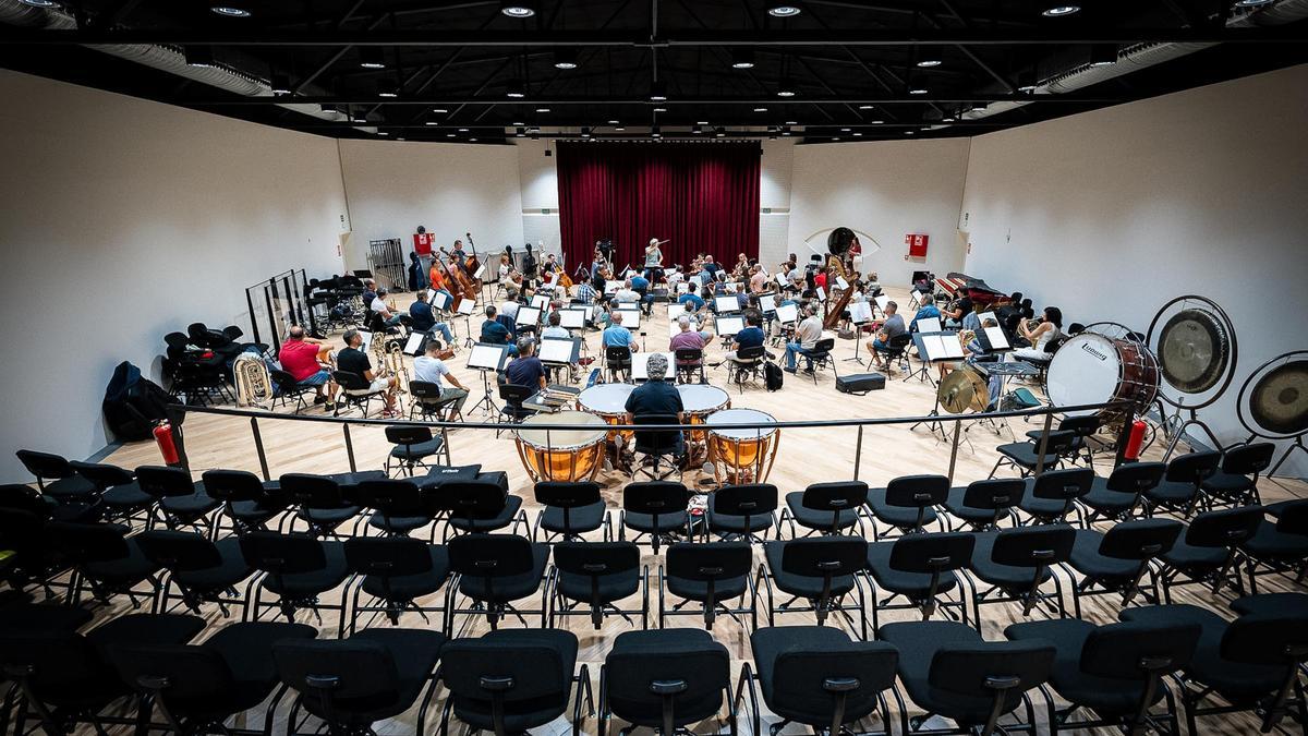 Ensayos de la Orquesta Filarmónica de Málaga