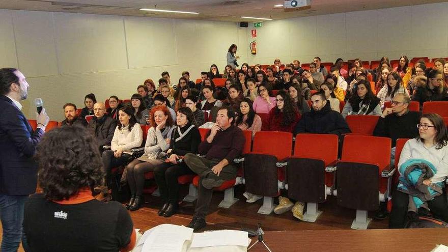 El acto se celebró en la Facultad de Ciencias de la Educación del campus. // Iñaki Osorio