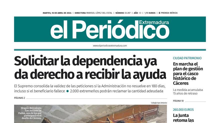 Consulta la portada correspondiente al día 16 de abril de 2024