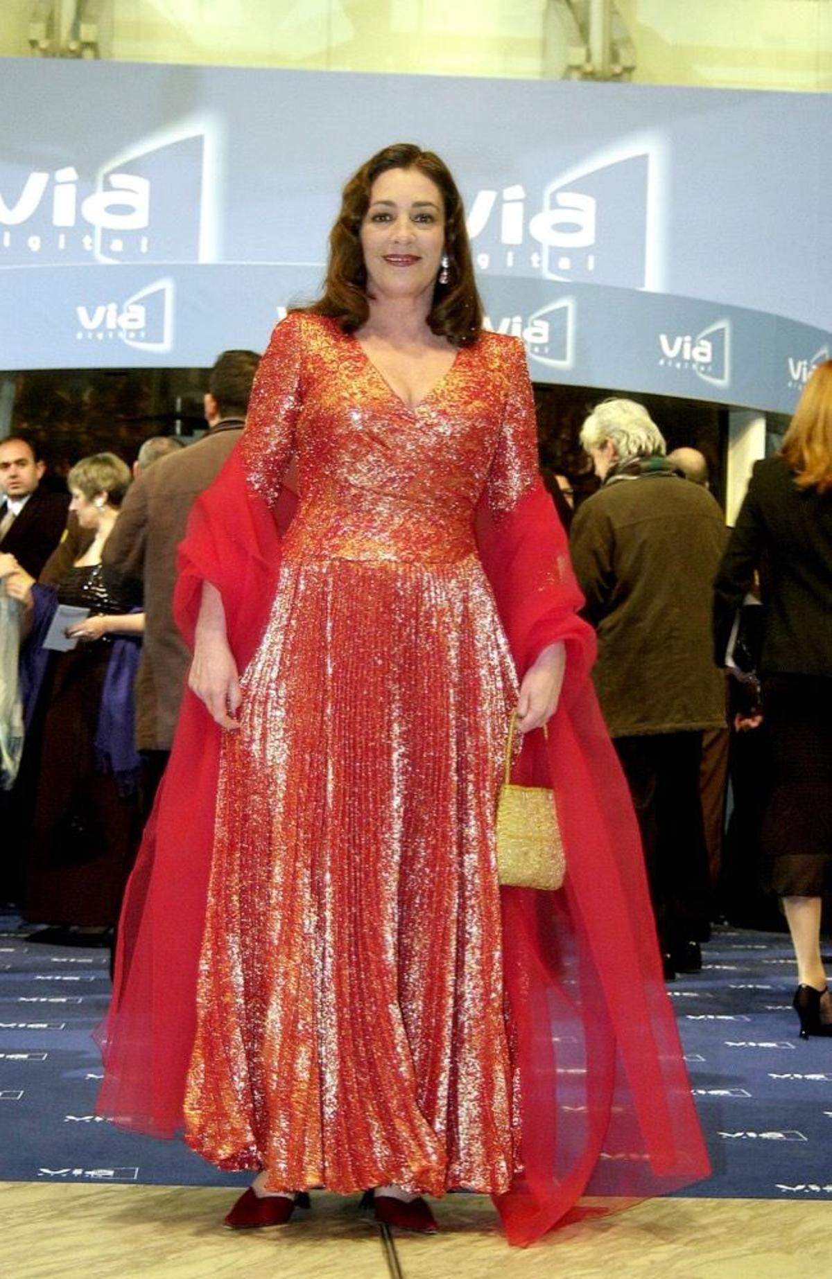 Carmen Maura en los Premios Goya 2002