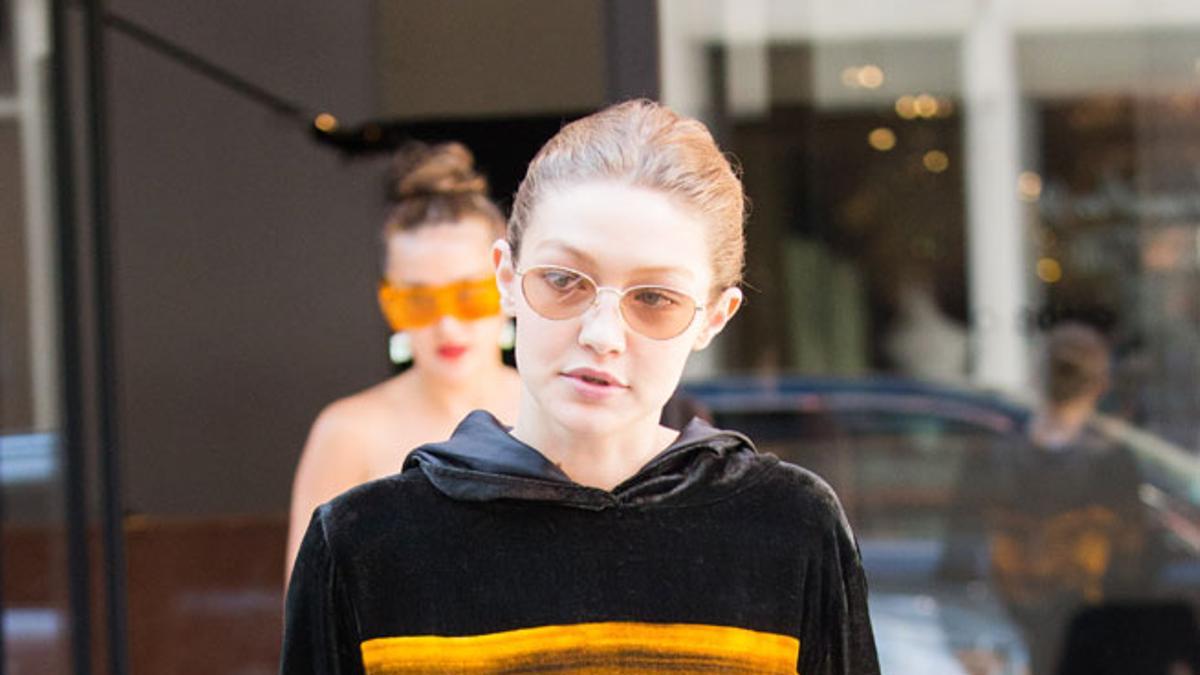 Gigi Hadid con look de Paul&amp;Joe en Nueva York