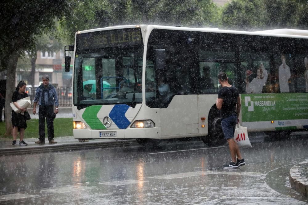 Jueves lluvioso en Mallorca