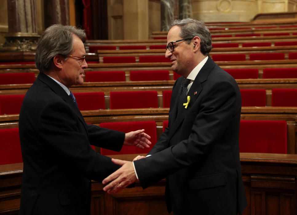 Ple d''investidura de Quim Torra