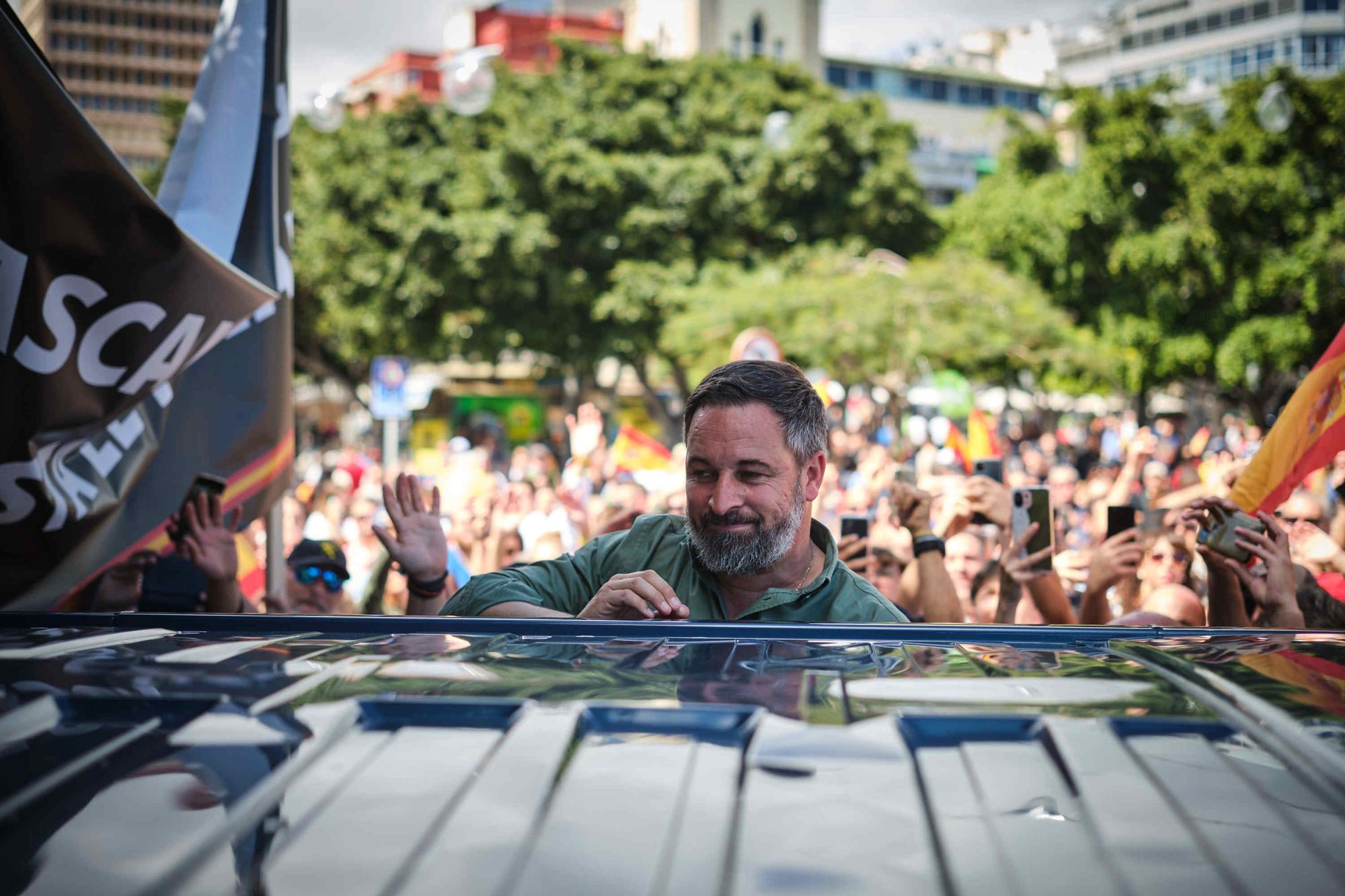 Santiago Abascal, en Tenerife