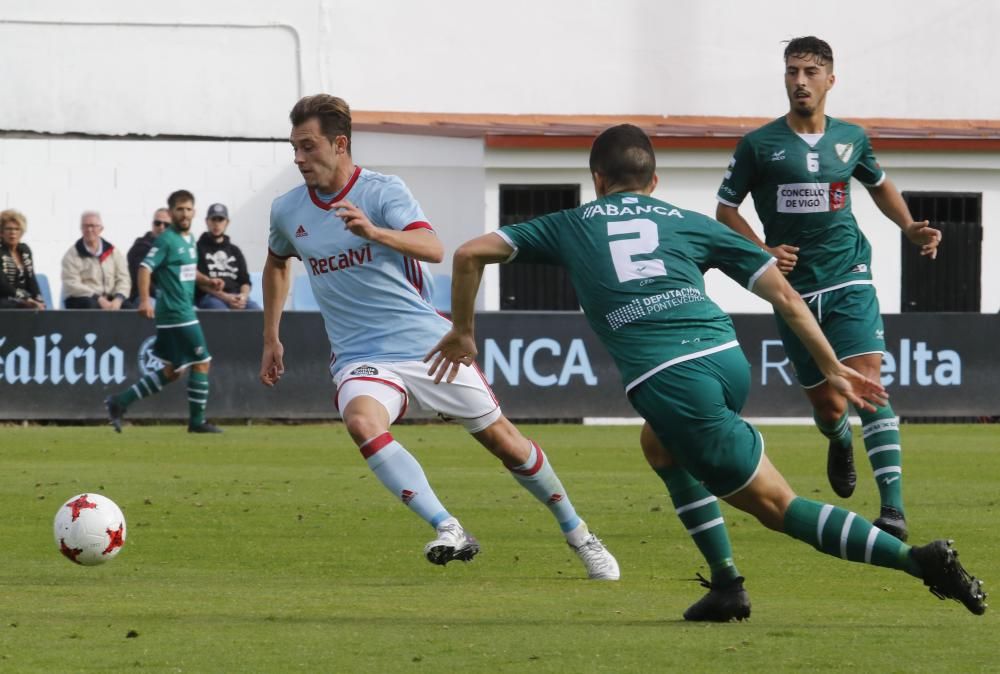 Celta B y coruxo firman tablas en Barreiro que permiten a ambos conjuntos frenar su mala racha.