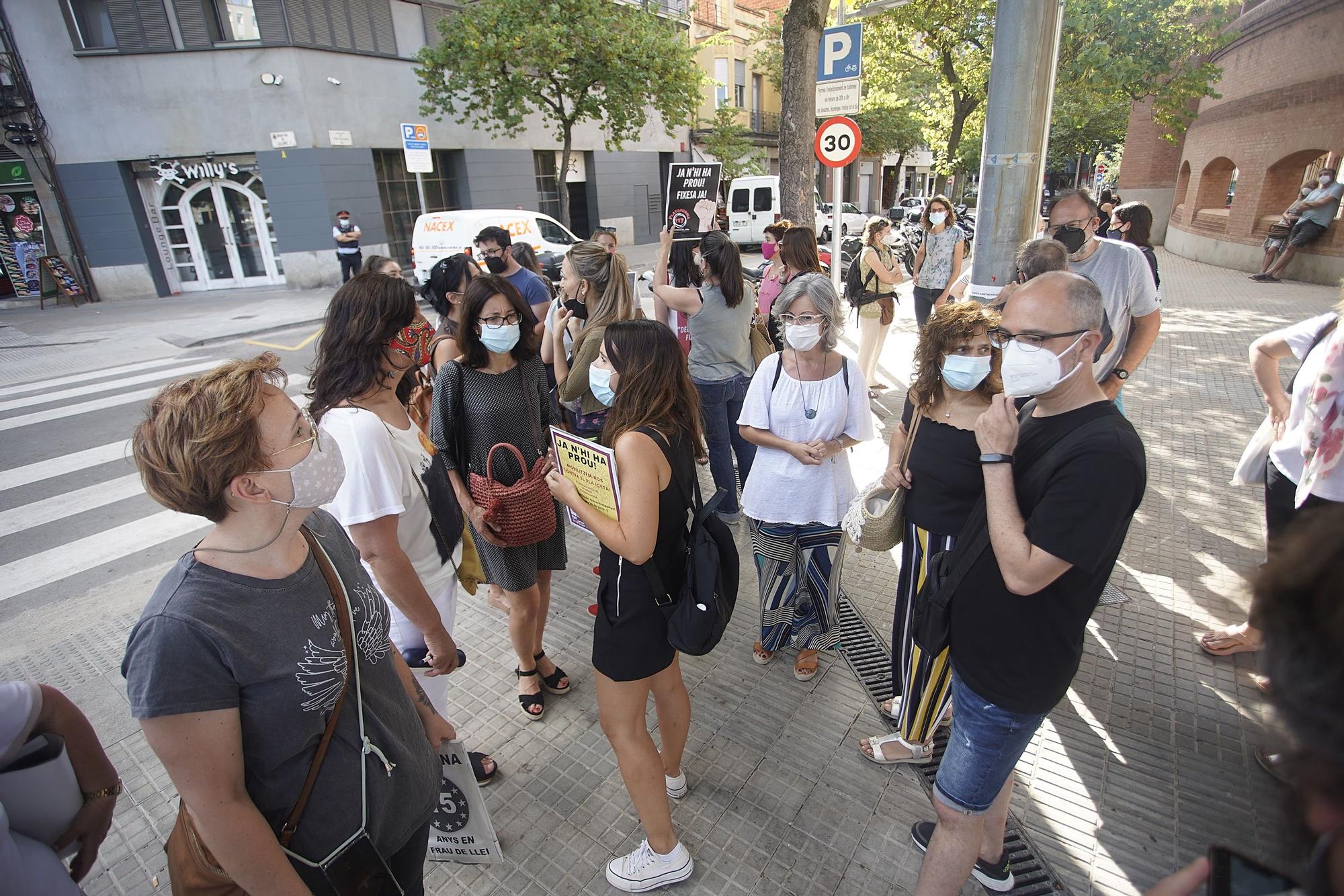 Protesta a Girona contra la llei «Iceta»