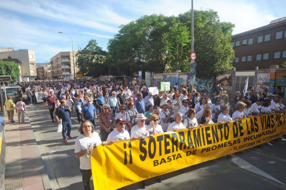 Manifestación por el soterramiento del AVE