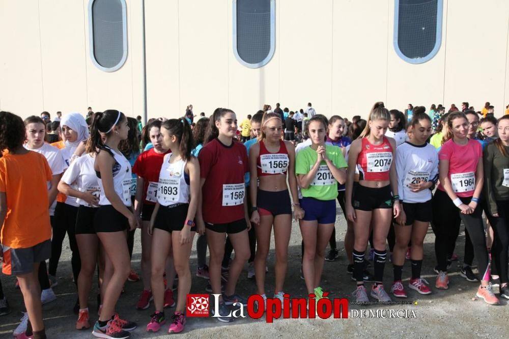 Final Regional de Cross Escolar: cadetes