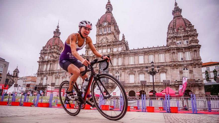 Pruebas deportivas en la ciudad.