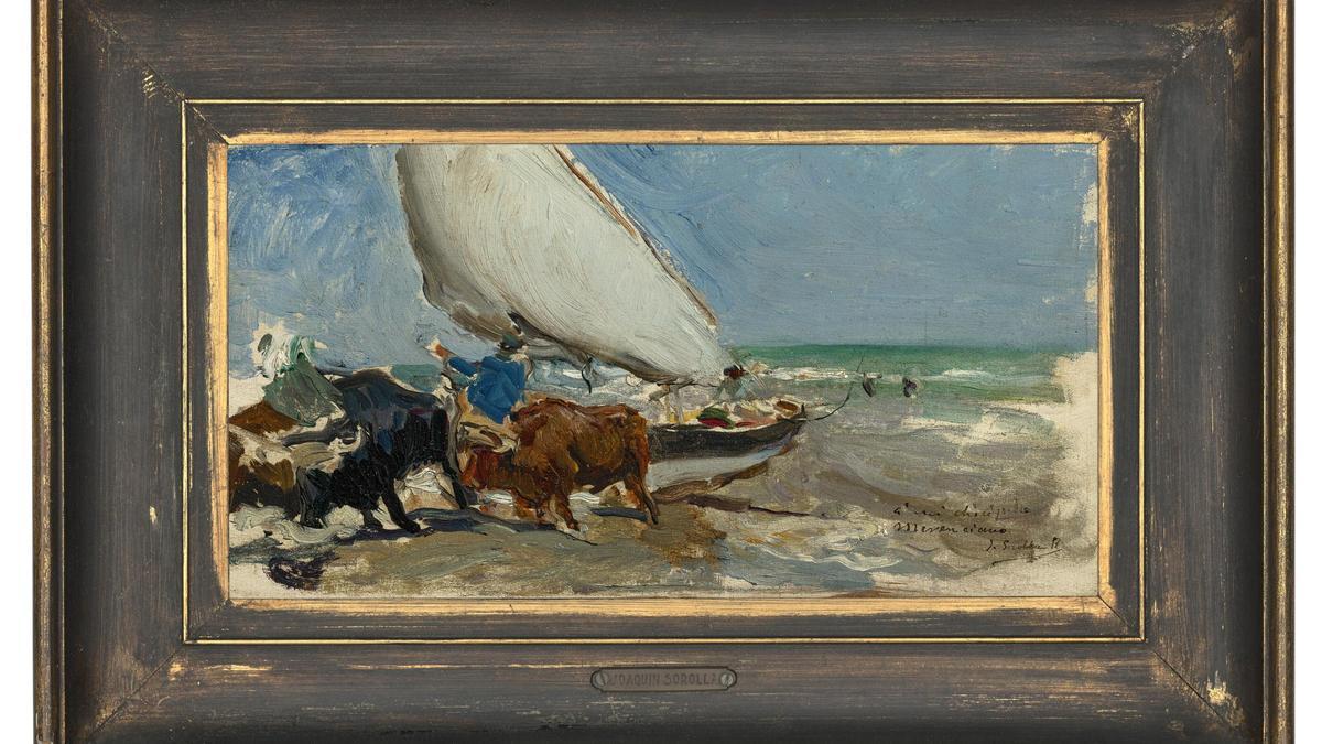 'Bueyes sacando la barca', que sale a la venta por 220.000 euros.