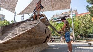 El Programa d’Ombres redueix la temperatura als parcs