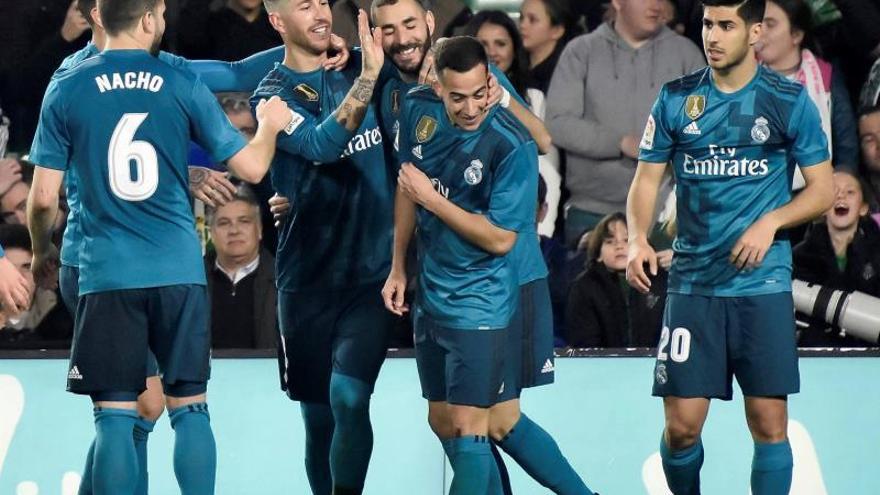 El Real Madrid golea al Betis (3-5) tras un buen segundo tiempo