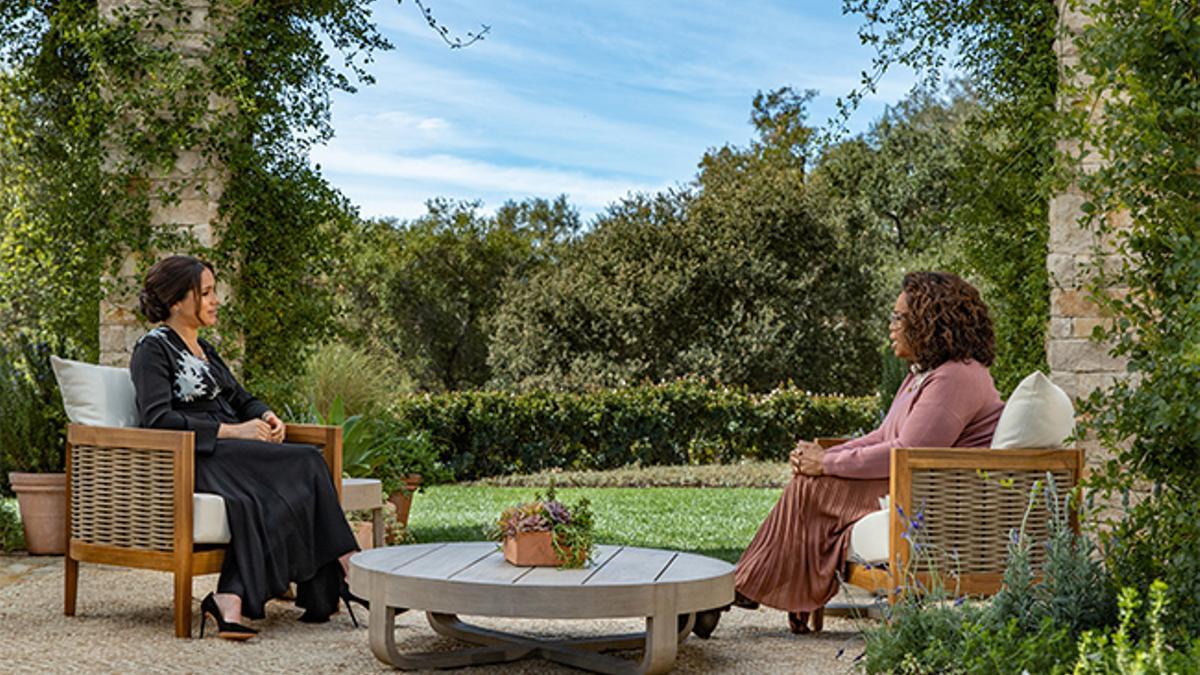 Meghan Markle con Oprah Winfrey en su entrevista más esperada sobre la Corona Británica