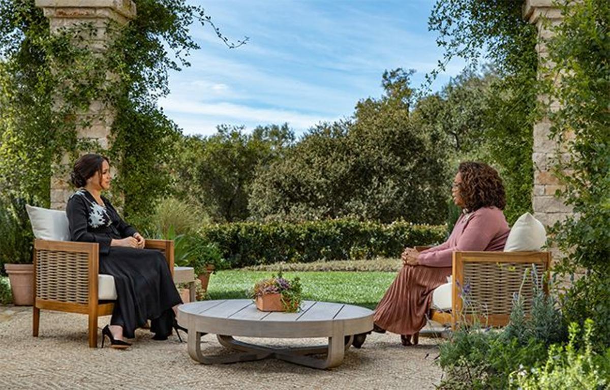 Meghan Markle con Oprah Winfrey en su entrevista más esperada sobre la Corona Británica