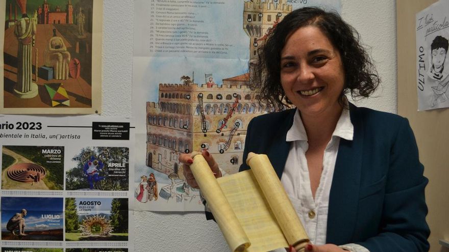 Alba de Frutos, una papiróloga en Murcia