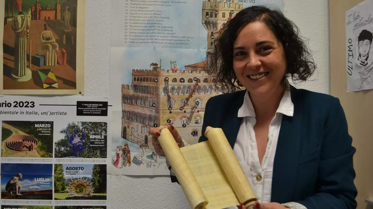 Alba de Frutos, una papiróloga en Murcia