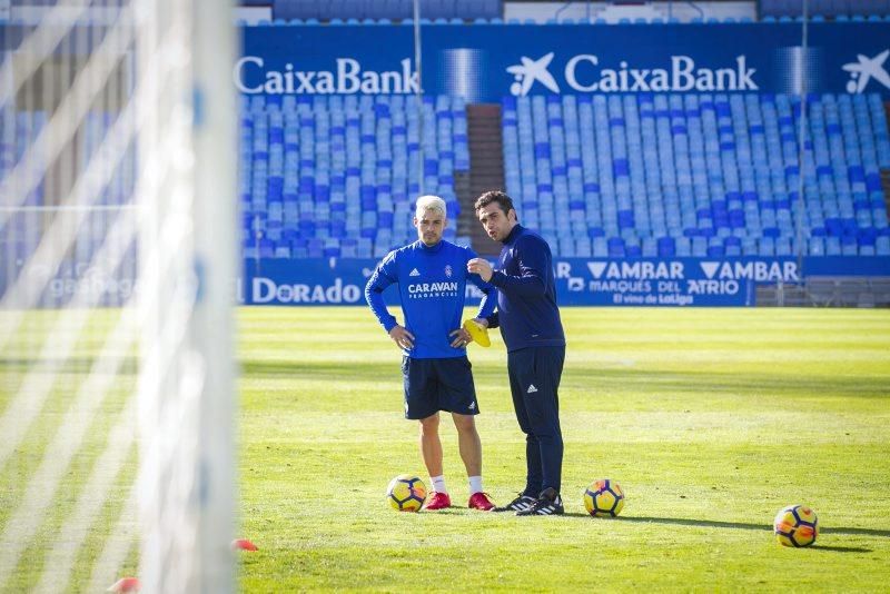 Entrenamiento de puertas abiertas del Real Zaragoza