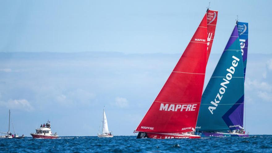 El Mapfre ha confirmado en la etapa cero su condición de aspirtante al triunfo en la Volvo que sale de Alicante el 22 de octubre.