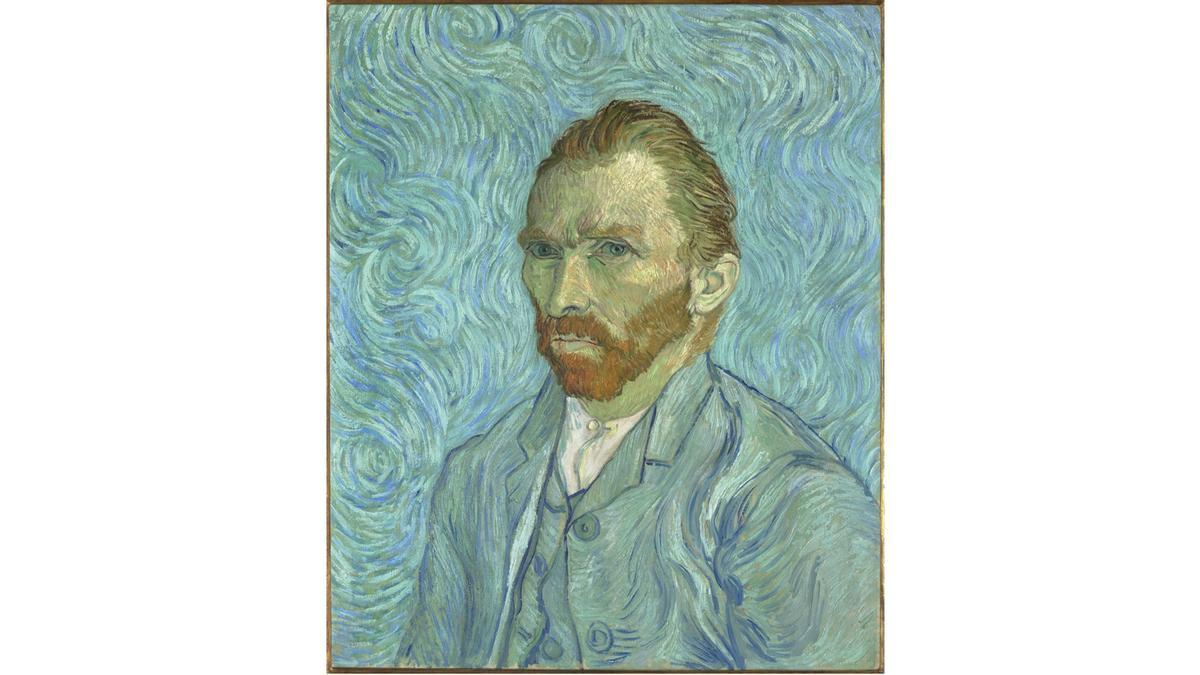 Un autorretrato de Van Gogh, en la exposición sobre sus últimos días antes de morir, en el Museo de Orsay.