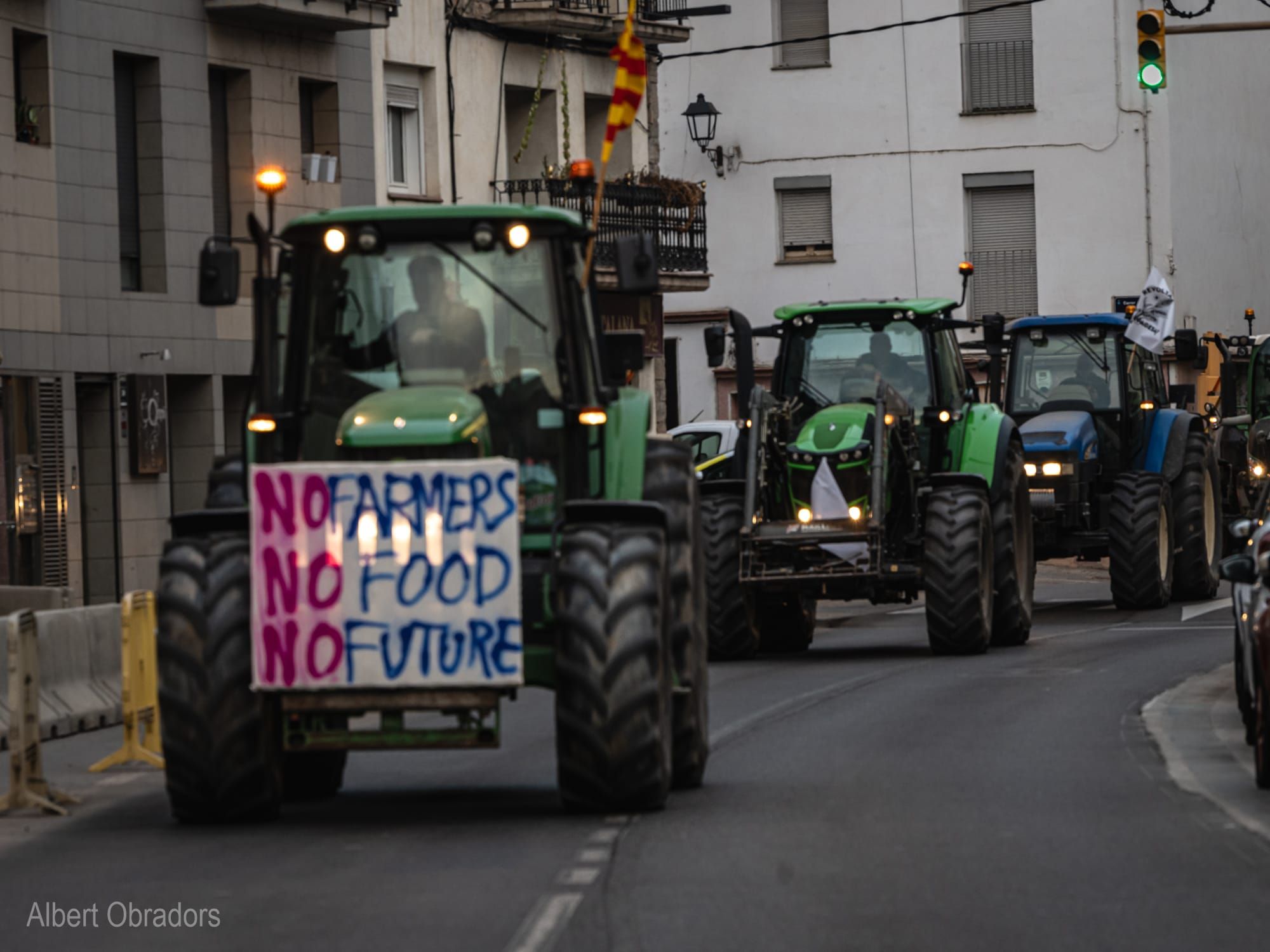 La protesta de pagesos per Sallent